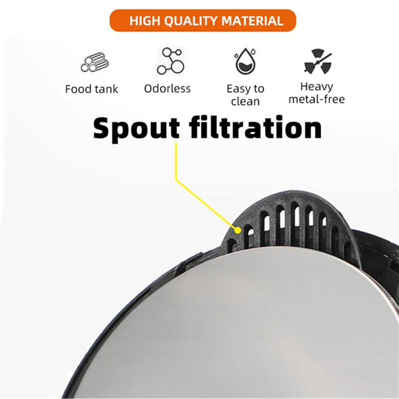 Description Picture 5 of item1.8L 220V Electric Kettle Stainless Steel Glass Health Preserving Pot Electric Water Heater with Blue Led Light Kitchen Tools