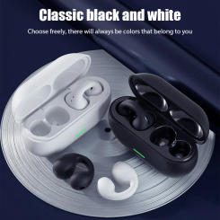 New Wireless Bluetooth 5.3 Earphones Clip-on Headphones Outdoor Sport Headset Touch Control Earbuds for Xiaomi Iphone Samsung