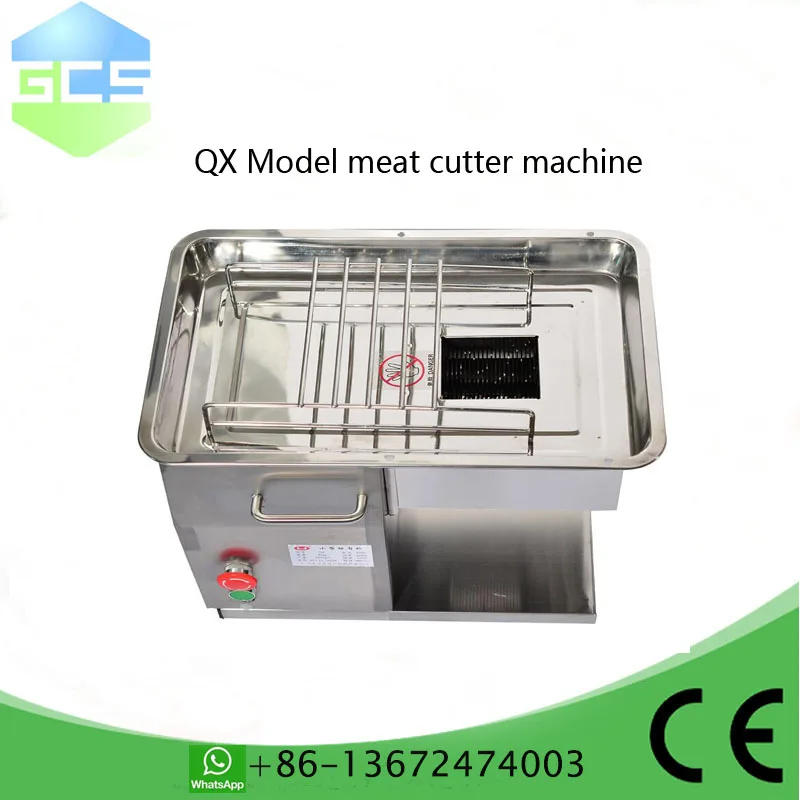 Description Picture 4 of item110V/220V QX Stainless Steel electric Meat Slicer meat slicing machine Desktop Type Meat Cutter Meat Cutting Machine