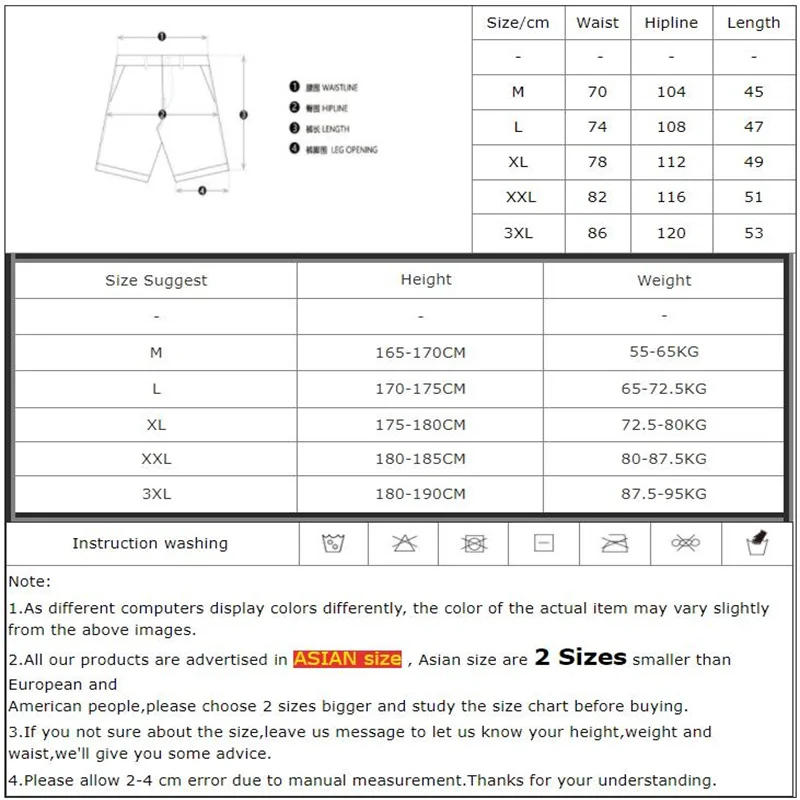 Description Picture 2 of itemNew Men Gym Fitness Loose Shorts Bodybuilding Joggers Summer Quick-dry Cool Short Pants Male Casual Beach Brand Sweatpants