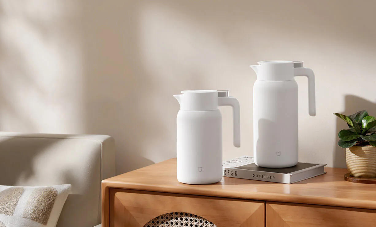 Description Picture 2 of itemIconic Brand MIJIA Insulated Kettle 1.5L/2L,316L Stainless Steel,Easy Cleaning,Long-lasting Temperature Control Lock Thermos Kettles