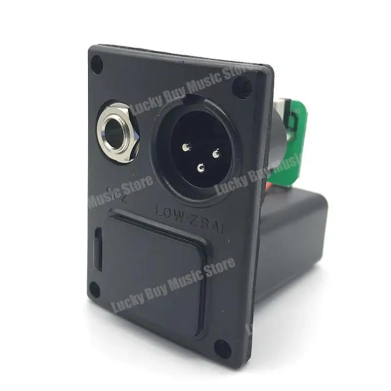 Description Picture 4 of item20pcs Acoust Guitar EQ Equalizer 9V Battery Box Case Fits for Guitar Ukulele B-Type w/4 pins