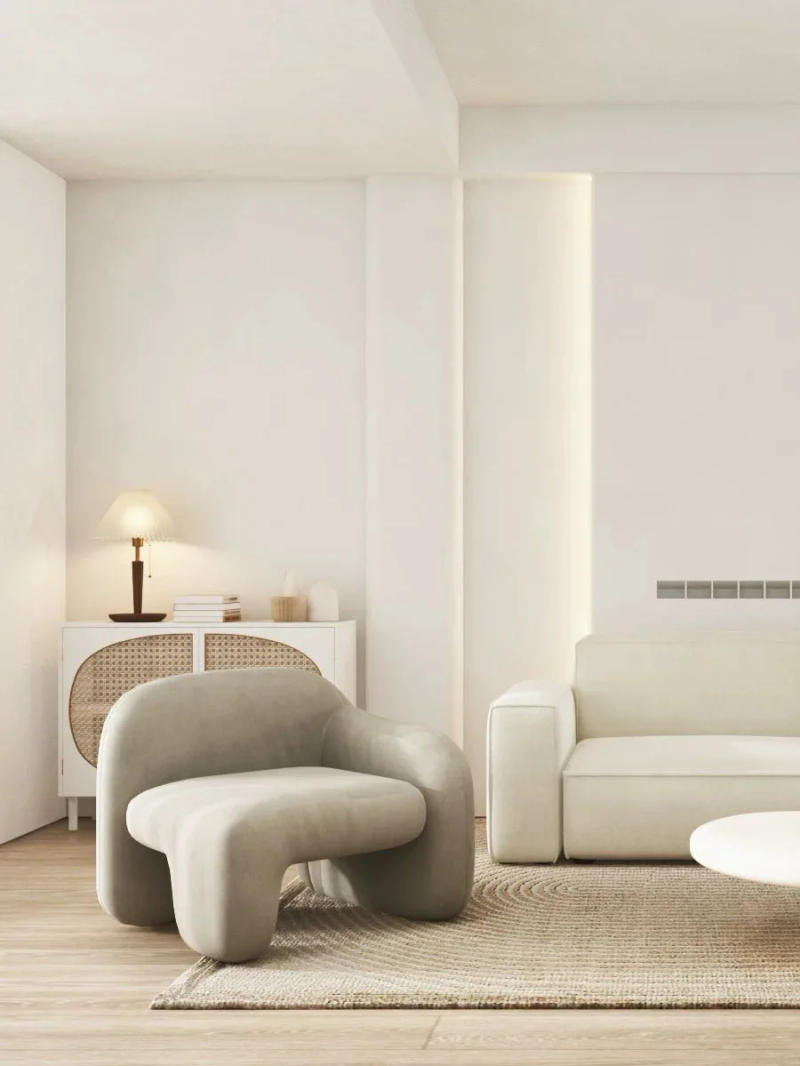 Description Picture 4 of itemSingle sofa chair light luxury negotiation table and chair side several combination of rest area leisure chair one table