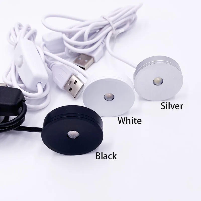 Description Picture 5 of itemUsb 5V 0.5W  Slim 8mm LED Spotlight Home Mini Focus Under Counter Lighting Wine Kitchen Display Hotel Kitchen LAMP