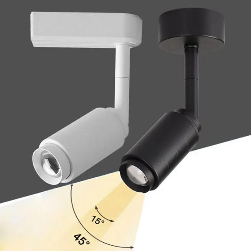 Description Picture 5 of itemModern Track Light Zoomable Adjustable Beam Angle Rail lamp Spot Clothing Shoes Shop Zoom Exhibition Gallery Lamp COB Spotlights
