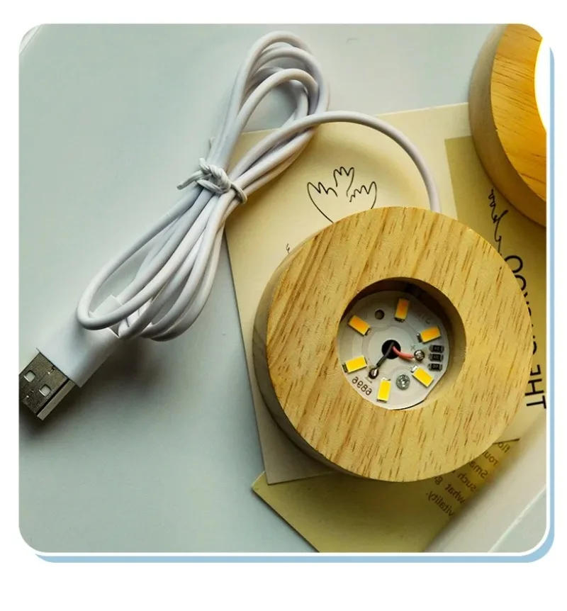 Description Picture 5 of item3D Moon Crystal Ball Astronomy Galaxy Solar System Saturn Luminous Balls Snow Glass Globe Night Light Home Desktop Decoration