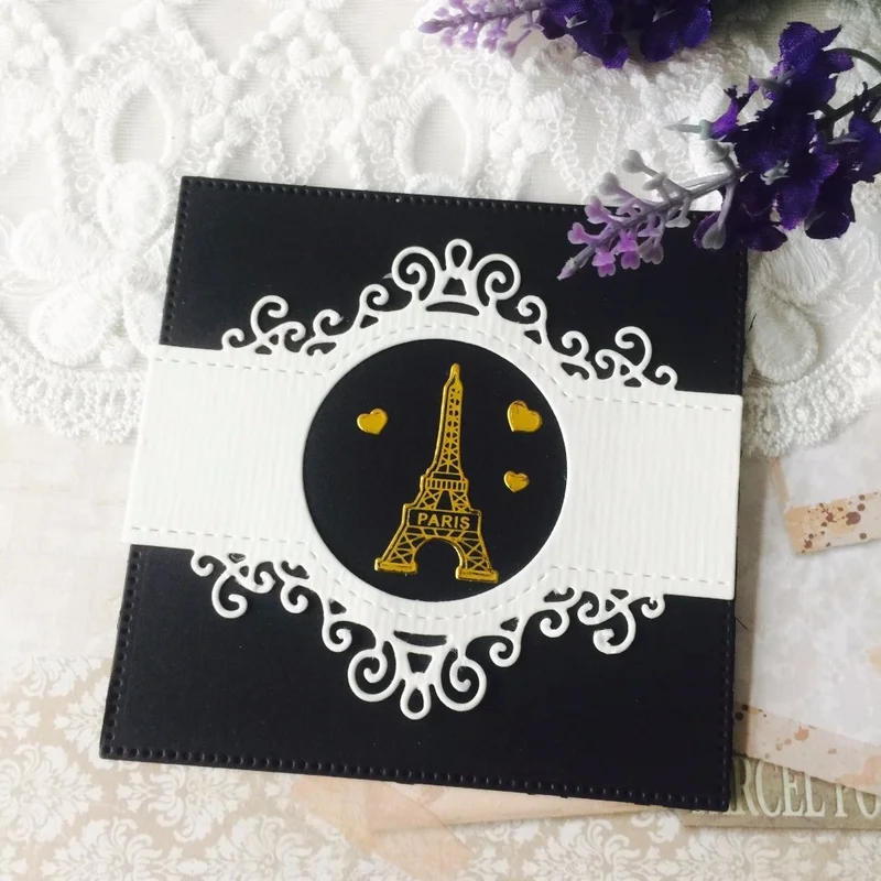 Description Picture 2 of itemCircle Lace Metal Cutting Dies Stencils Die Cut for DIY Scrapbooking Album Paper Card Embossing   Cutting Dies 2022 New