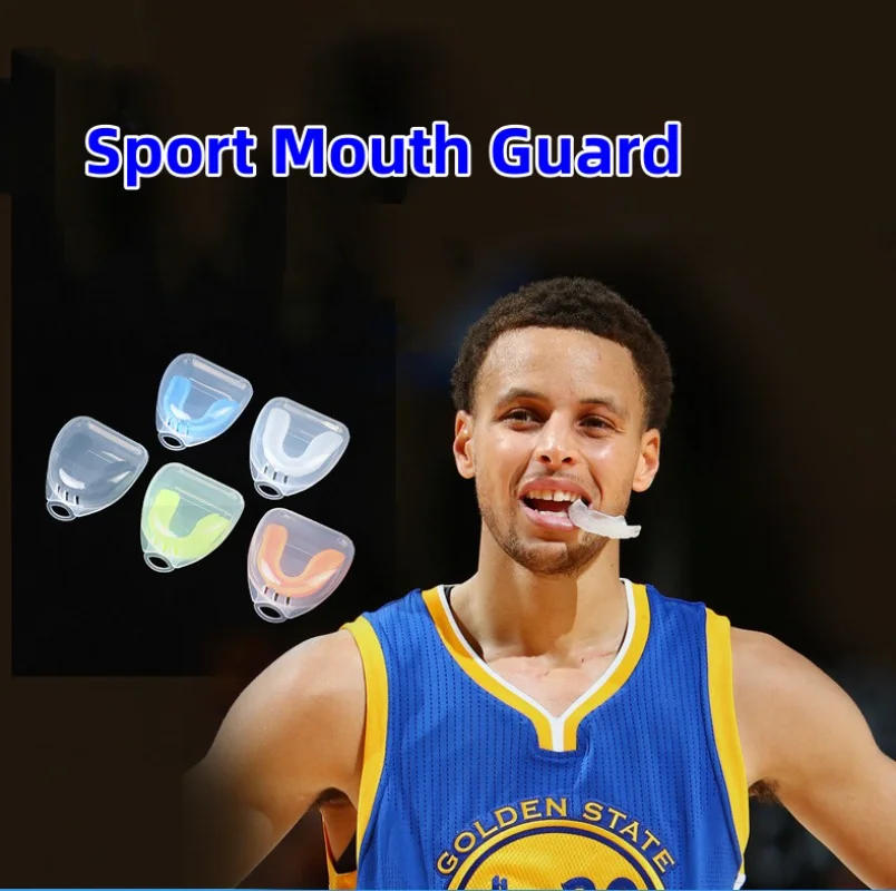 Description Picture 2 of itemProfessional Silica Gel Mouth Guard for Sports, Teeth Protector for Kids and Adults Ideal for Basketball Rugby Boxing and Karate