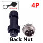 Back nut 4P