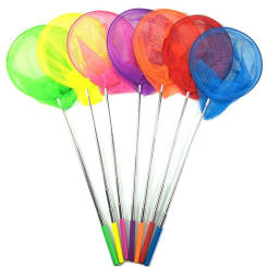 Retractable Fishing Nets Insect Butterfly Dragonfly Net Outdoor Portable Fishing Net Children Fun Game Fishing Toy