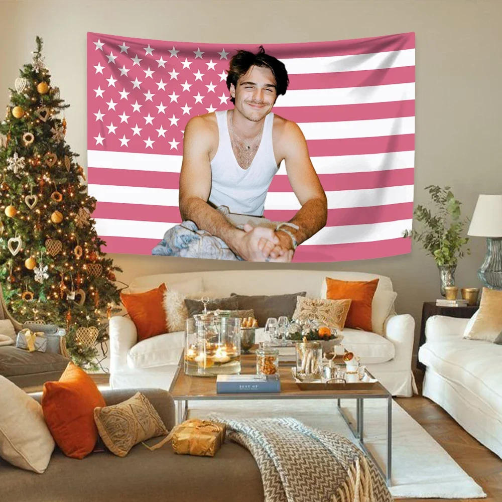 Description Picture 3 of itemXxDeco Jacob Elordis America Flag Tapestry Multipurpose Room Decorating Bedroom Background Cloth Sofa Blanket Christmas Gift