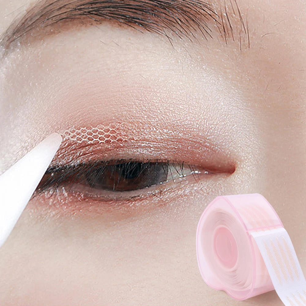 Description Picture 2 of item360/600Pcs/Box Invisible Double Eyelid Stickers Transparent Lasting Self Adhesive Mesh-Lace Eyelid Tape Sticker Eye Makeup Tools