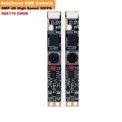 CMOS Imx179 Autofocus USB Camera Module 8MP 62*9mm FOV 76 Degree 2K High Resolution Distortionless For Face Recognition Module