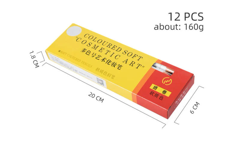 Description Picture 6 of item1pcs White Eyebrow Pencil Waterproof Microblading Peel-off Water-Resistant Eyebrow Eyeliner Eyeshadow Makeup Position Tools