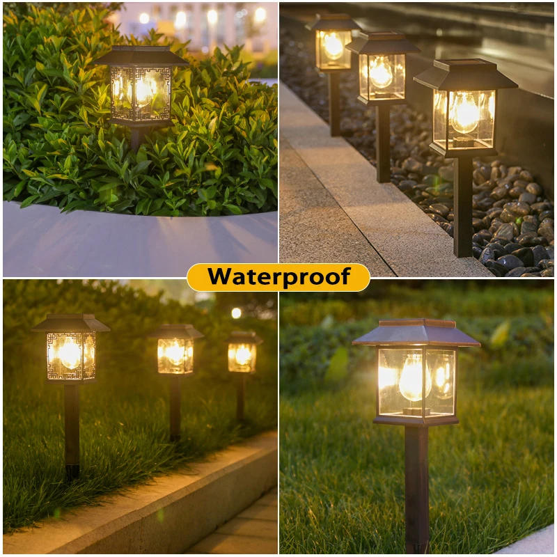 Description Picture 4 of itemSuper Bright Solar Lawn Light Waterproof Solar Light Courtyard Indoor Outdoor Villa Landscape Light Flower Garden Plug-in Light