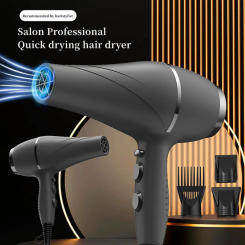 110V,220V Hair Dryer, High-Speed Electric Turbine Air Flow, Fast Drying, Blue Light Hair Care, Low Noise Household Hair Salon