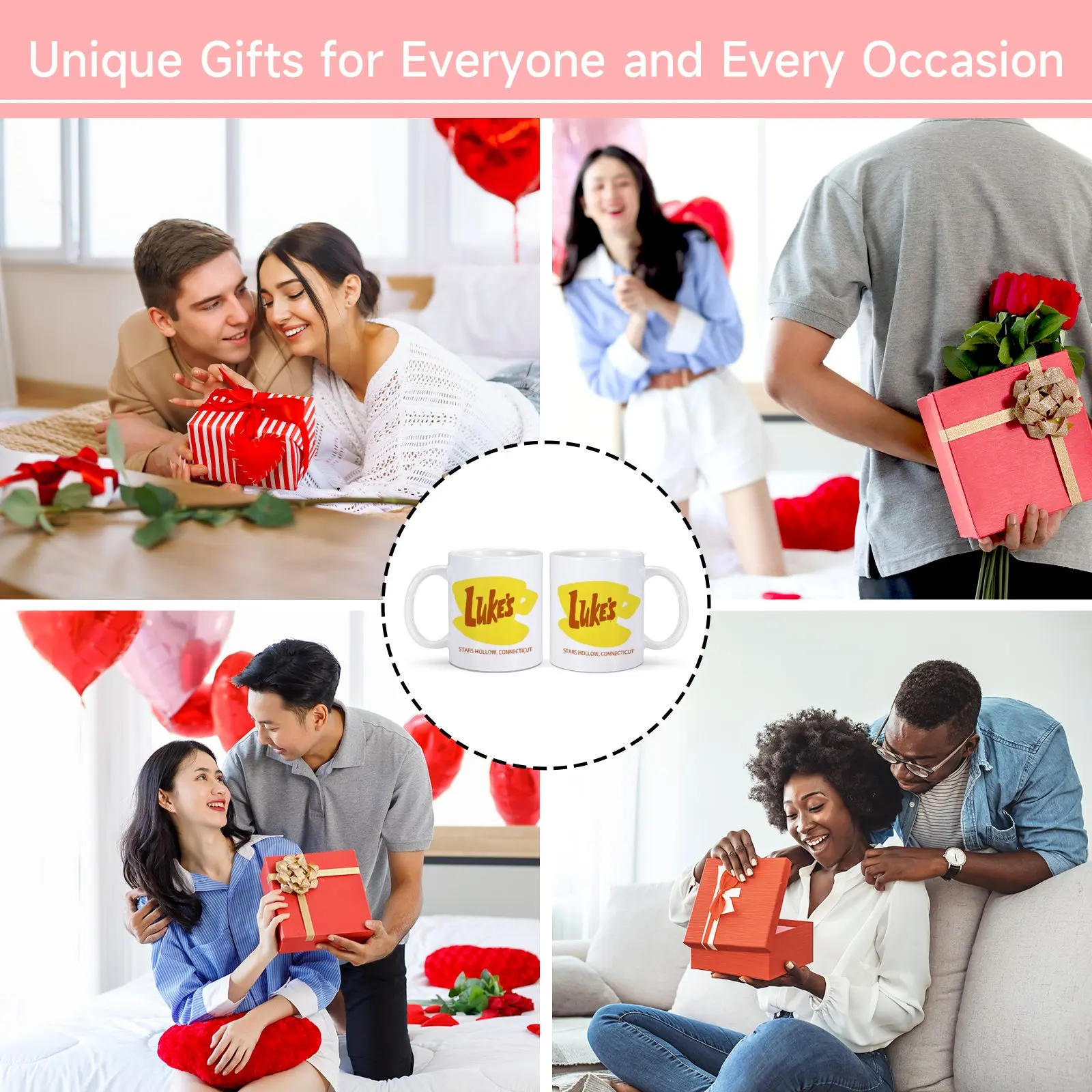 Description Picture 2 of itemCoffee Mugs Lukes Tea Cups Personalized Mugs  Home Decal Friend Gifts Milk Mugen Novelty Custom Coffeeware Drinkware Tableware