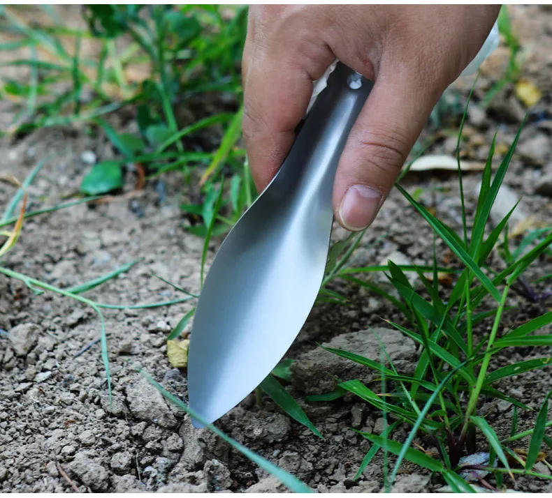 Description Picture 4 of itemTitanium Garden Hand Shovel Outdoor Camping Hiking Backpacking Trowel Outdoor Ultralight Survival Emergency Tools Poop Shovel