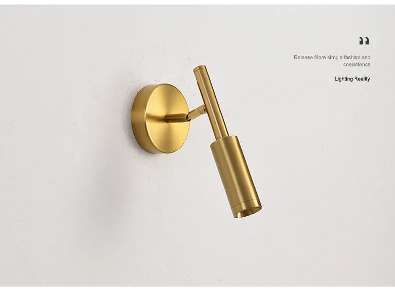 Description Picture 5 of itemSpotlight LED Wall Lamp Bedside Lamp Modern Bedroom Study Sconce Rotating Reading Light Hotel Mirror Front Light Aisle Lamp