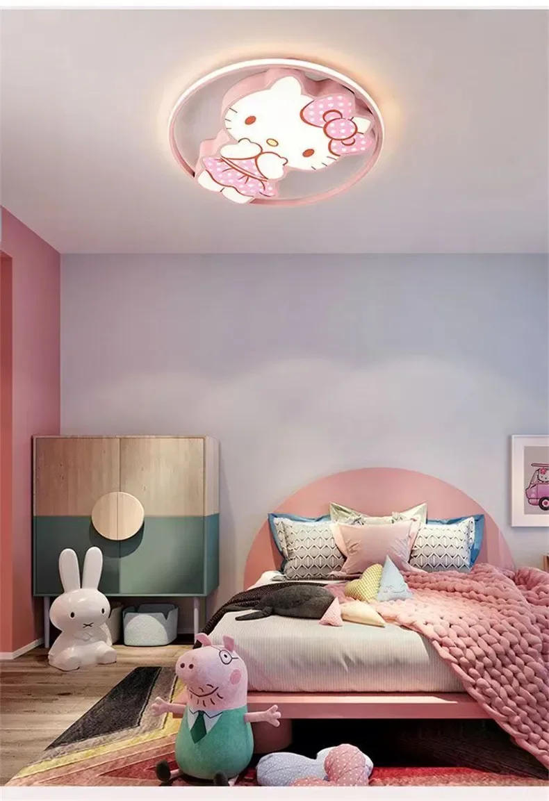 Description Picture 6 of itemMorden 50CM Creative Wall Lamp Children's Room Bedroom Cartoon LED Ceiling Light Home Decoration Lighting Dimmable Chandeliers