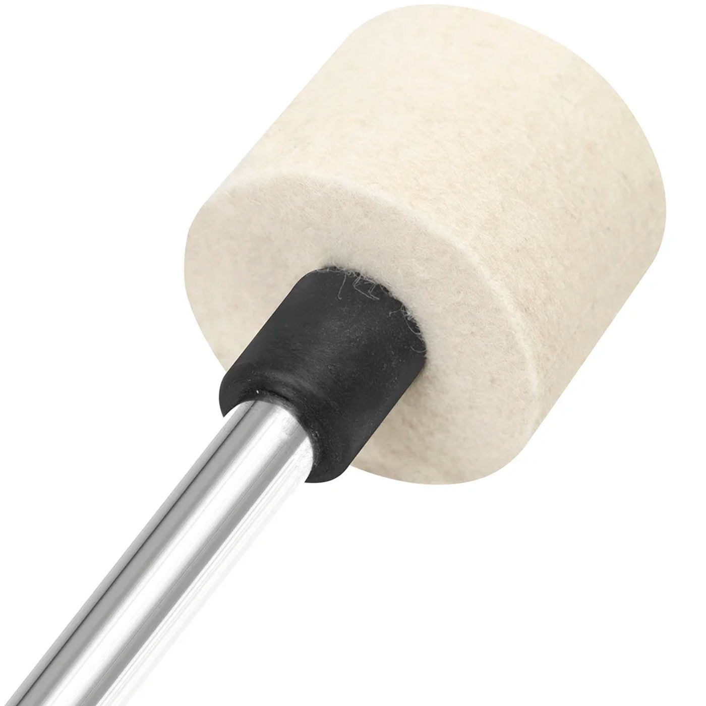 Description Picture 6 of itemIRIN Bass Drum Drumsticks High Density Felt Drumheads Bass Drum Stainless Steel Drum Hammers Percussion Instruments Accessories