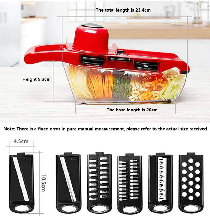 Description Picture 4 of itemVegetable Cutter with Steel Blade Slicer Potato Peeler Carrot Cheese Grater vegetable slicer Kitchen Accessories