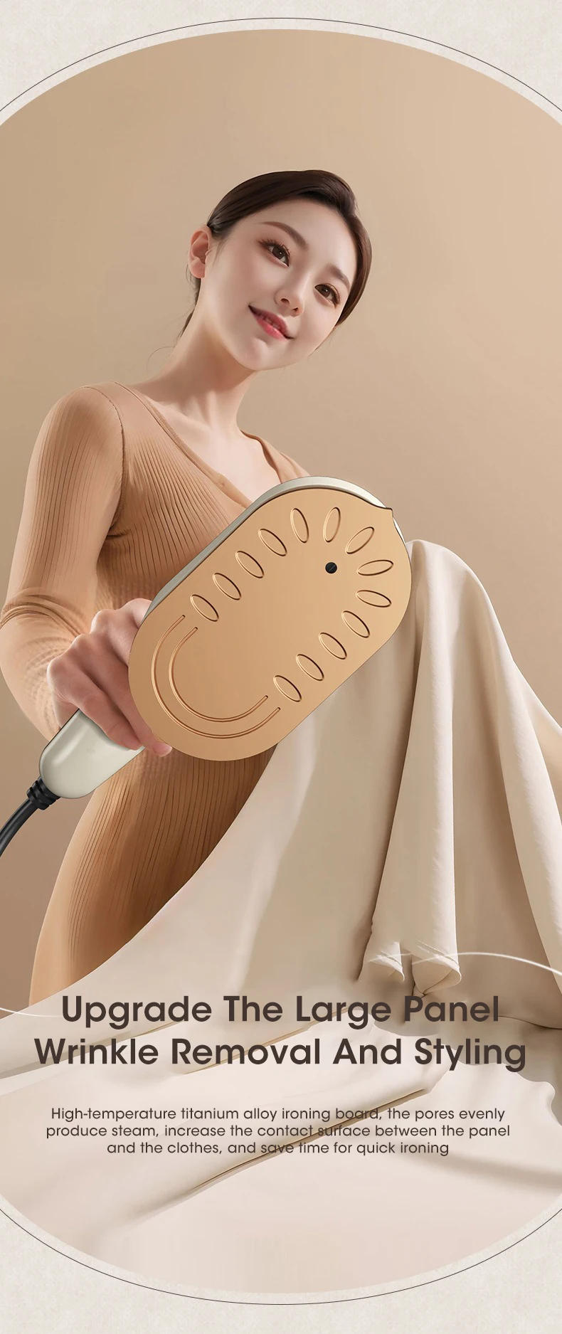 Description Picture 4 of itemMini Electric Irons Handheld Portable Home Travelling For Clothes Ironing T-Shirt Wet Dry Ironing Machine