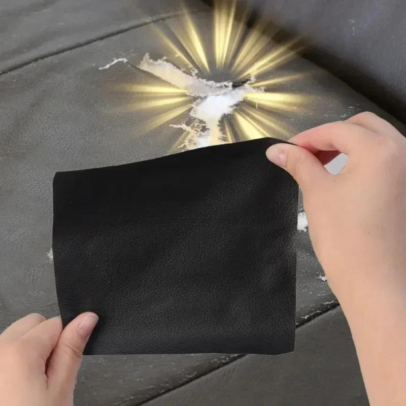 Description Picture 4 of itemSelf Adhesive Fix Patch Sticker Waterproof Household Sofa Leather Repair Sticker Furniture Self DIY Black Patches Accessories