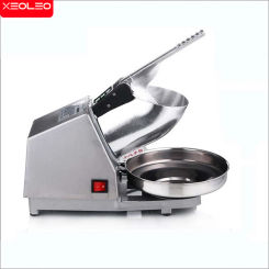 XEOLEO Commercial Ice crusher Electric Ice shaver Snow ice block maker 380W Ice Planer machine Semi-Automatic 65kg/H