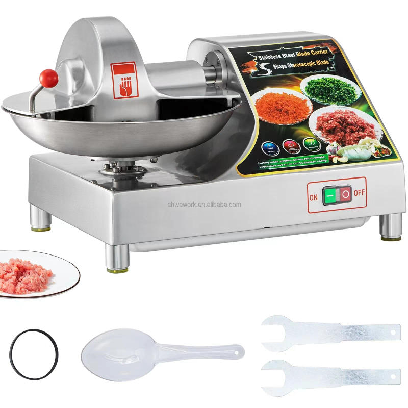 Description Picture 2 of itemWeWork 10L Commercial Meat Bowl Cutter Mixer 400W Meat Blender and Grinder Electric Heavy-duty Food Processor Meat Bowl Chopper