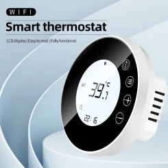WiFi Smart Thermostat LCD Digital Temperature Controller Electric Floor Heating Temperature Monitor By Mobile APP Remote Control