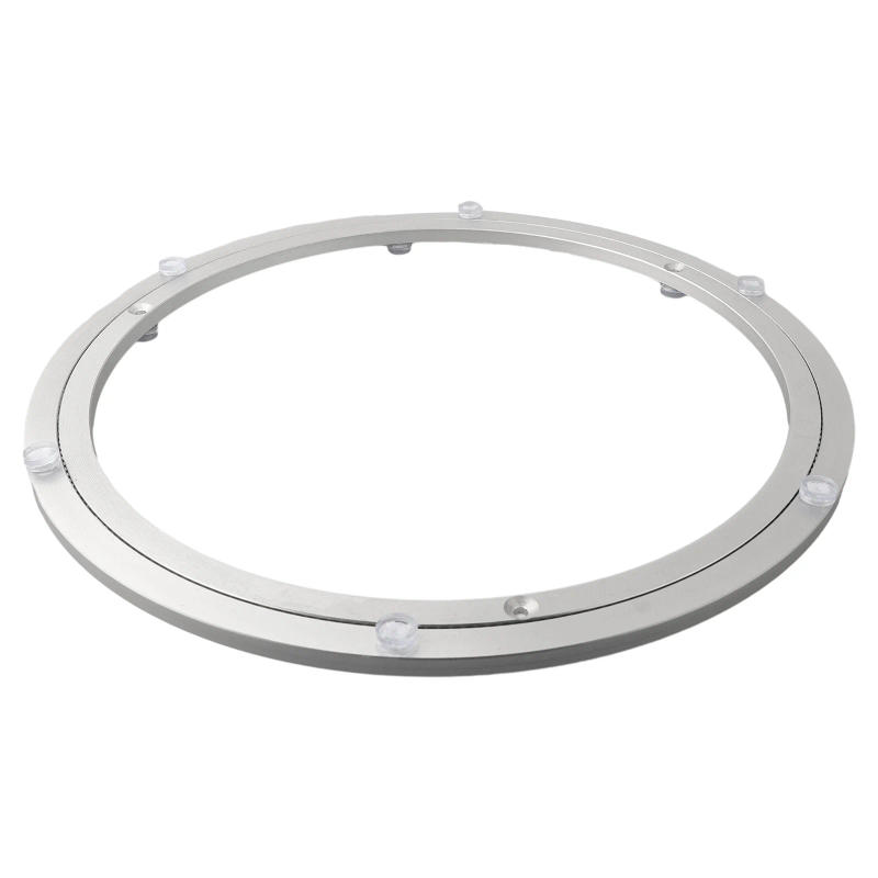 Description Picture 2 of item5-16inch Metal Rotating Hardware Turntable Bearing Ring Lazy Susan Base Aluminum Alloy Round Turntable Rotating Plate Kitchen