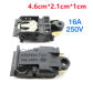 16A black 2pcs 1cm