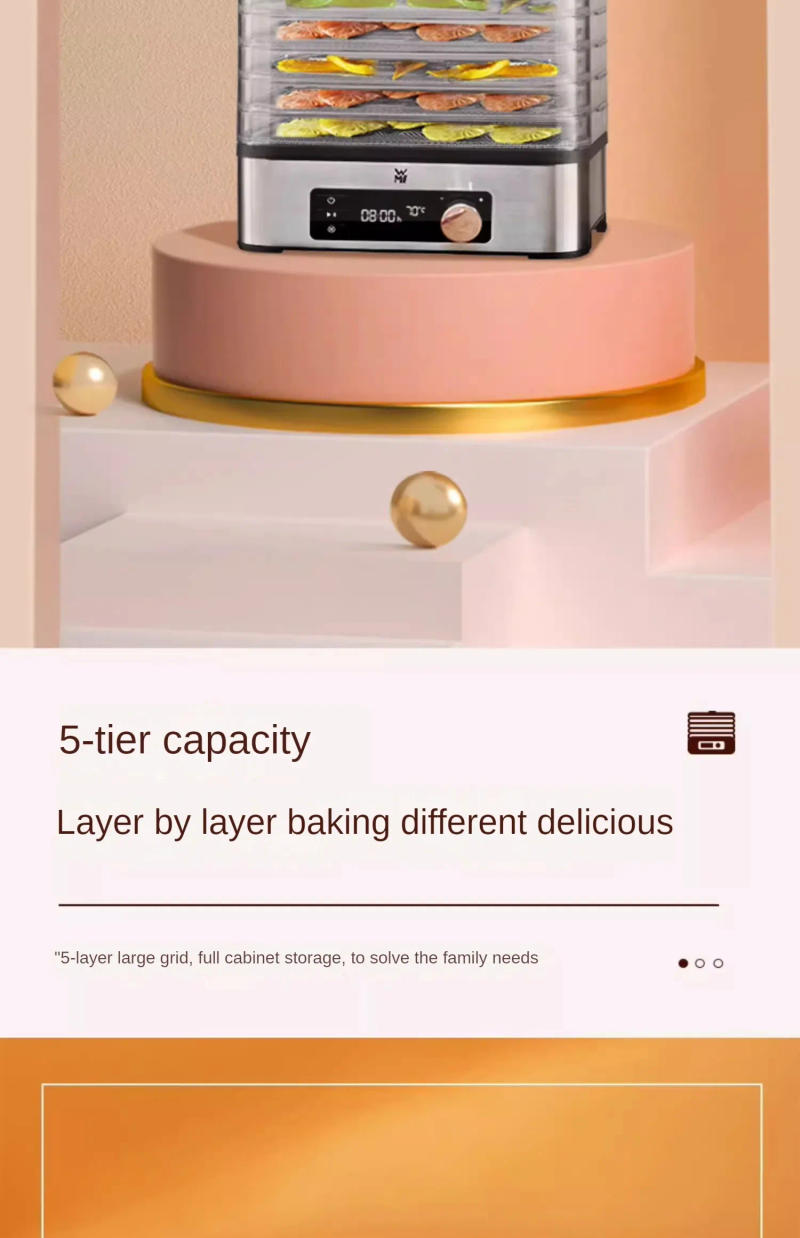 Description Picture 4 of itemFruit Dehydrator Fruit Dryer Household Food Air Dryer Small Pet Snacks Desidratador De Alimento Cocina Home Appliance 야채탈수기
