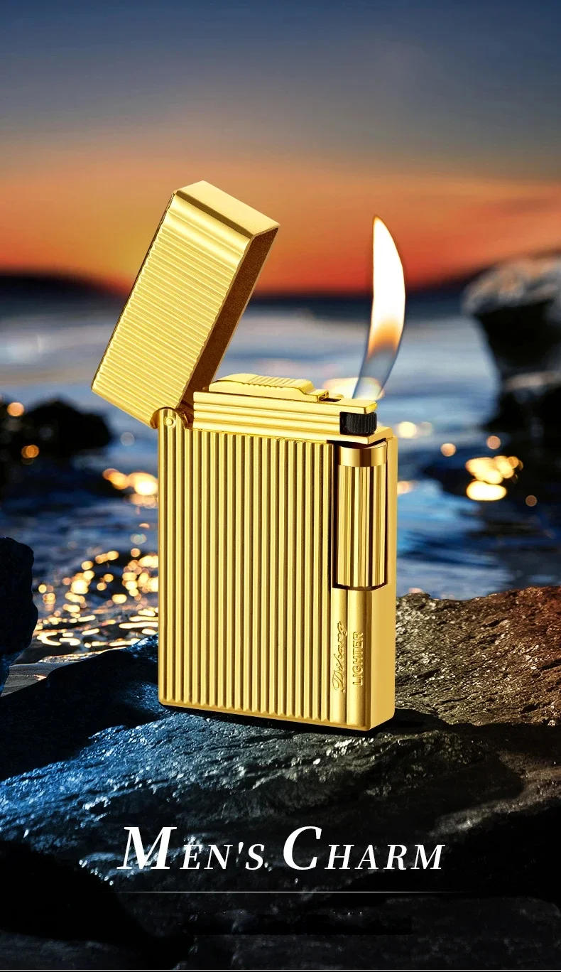 Description Picture 2 of itemDragon Gas Lighter Metal Grinding Jet Gas Flint Lighter Butane Metal Emboss PING Bright Sound Cigarette Cigar Lighter Inflated