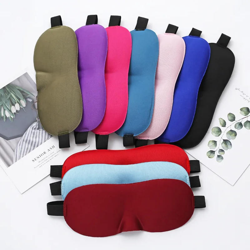 Description Picture 5 of item3D Sleep Mask Natural Sleeping Eye Mask Eyeshade Cover Shade Eye Patch Women Men Soft Portable Blindfold Travel Eyepatch
