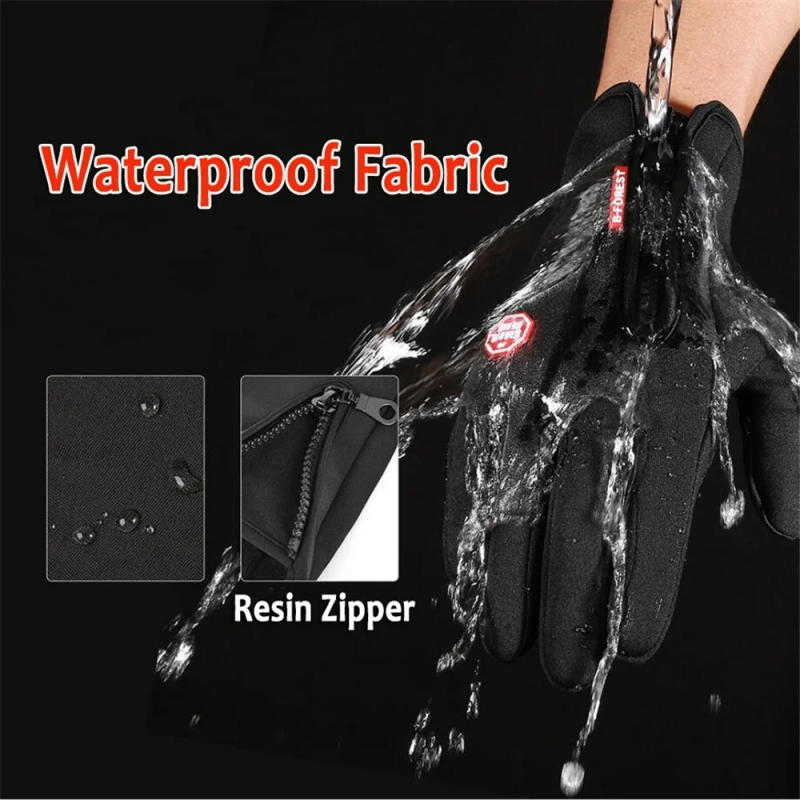 Description Picture 5 of itemWinter Gloves for Men Women Touchscreen Warm Outdoor Cycling Driving Motorcycle Cold Resistance Gloves Windproof Non-Slip Gloves