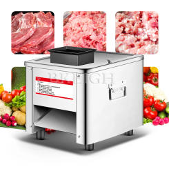 Commercial Small Meat Cutter, Electric Lamb Slicer, Vegetable And Bean Skin Shredder