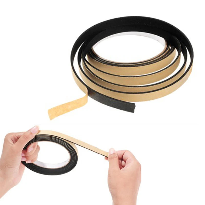 Description Picture 3 of item2M Rubber Self Adhesive Sponge Seal Strip Window Slit Kitchen Sink Sealing Tape Gas Stove Waterproof Foam Anti-collision Gasket