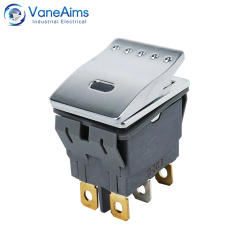 28x22mm Square Rocker Toggle Switch 15A High Current 3v 6v 12v 24v 220v LED Light Marine Push Button Switch On Off with Fixation