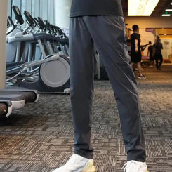New Men Casual Fashion Sporty Pants Gym Trousers for Men Sweatants Running Workout Jogging Long Pants