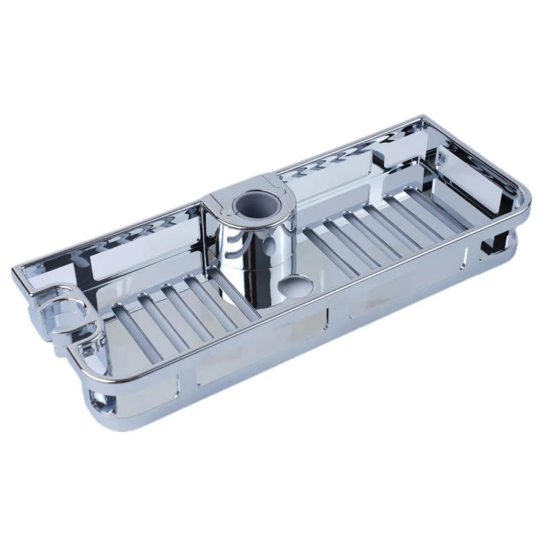 Description Picture 2 of itemBathroom Lifting Rod Removable Stand No Drilling Soap Holder Shower Shelf Storage Rack Tray Bathroom Accessories