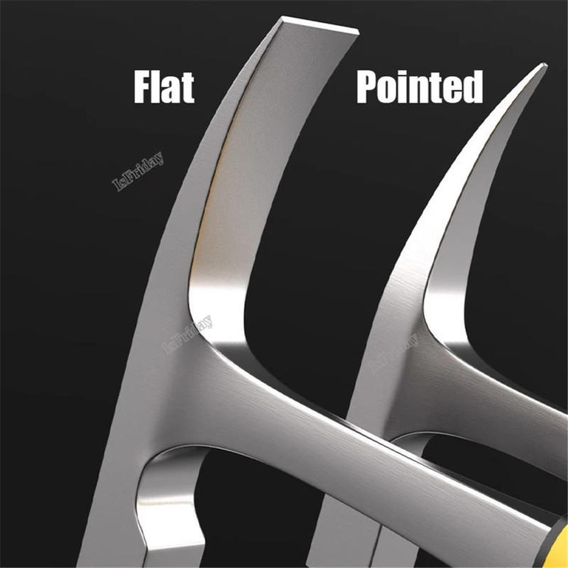 Description Picture 6 of itemIsfriday Mini Claw Hammer Professional Geological Hammer Multifunctional Tool Pointed Tip Rubber Handle Grip Carpenter Hammer