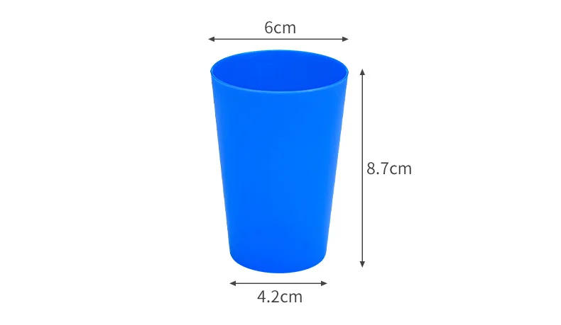 Description Picture 3 of item2pcs/5pcs Soft Plastic Cups 160ml Milk Coffee Beer Mugs for Party Bar Outdoor Portable Camp Picnic Travel Tumbler Candy Reusable