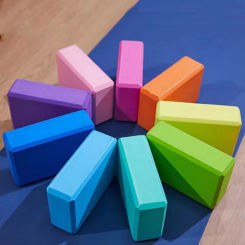 1Pc High Density Yoga Blocks,EVA Foam Exercise Workout Fitness Bricks,Pilates Stretch Handstand Non-Slip Gym Blocks,Gymnastics