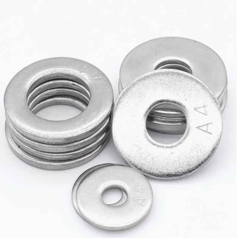 Description Picture 2 of item5-50PCS 316 Stainless Steel Large Flat Washer M3 M4 M5 M6 M8 M10 M12 M14 M16 Big Plain Gasket DIN9021 High Quality Metal Gaskets