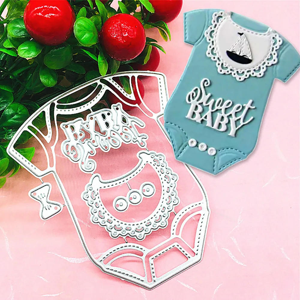 Description Picture 3 of itemBaby Clothes Cutting Dies Embossing Handicrafts Mold Scrapbook Paper Craft Knife Mould Blade Punch Stencils Dies