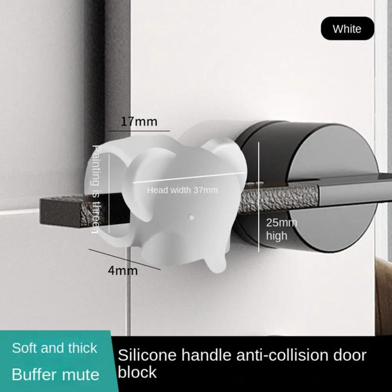 Description Picture 6 of itemDoor Stop Anti-Collision Door Stopper Door Handle Crash Pad Handle Protection Mat Home Improvement