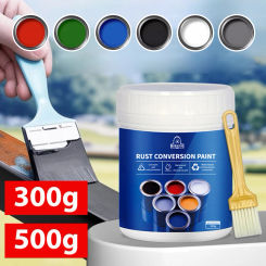 Quick Dry Metal Paint,Color Rust Removal Anti-Rust Paint,Waterproof Rust Prevention,Iron Door Railing Refurbished Coat Primer