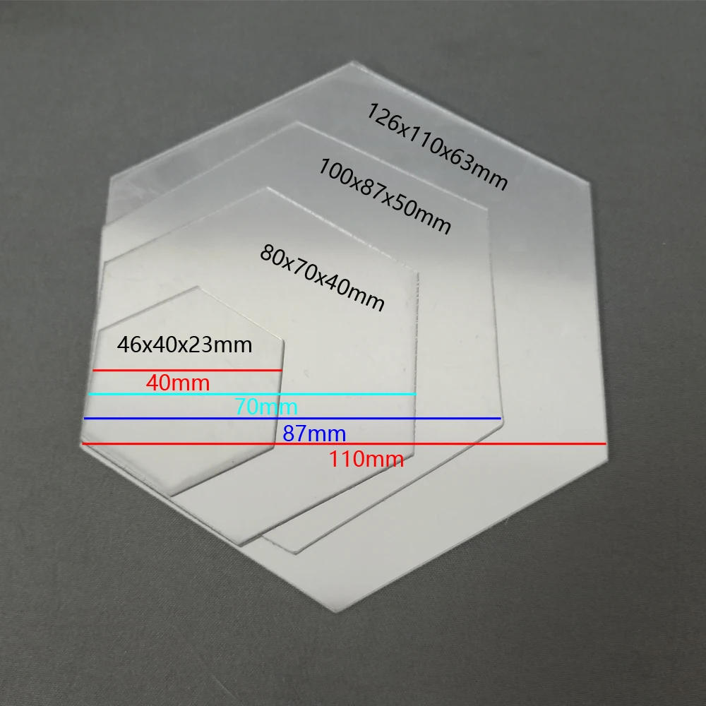 Description Picture 3 of item3D mirror 6/12pcs wall sticker hexagonal decal home decoration DIY self adhesive mirror decoration sticker art wall decoration